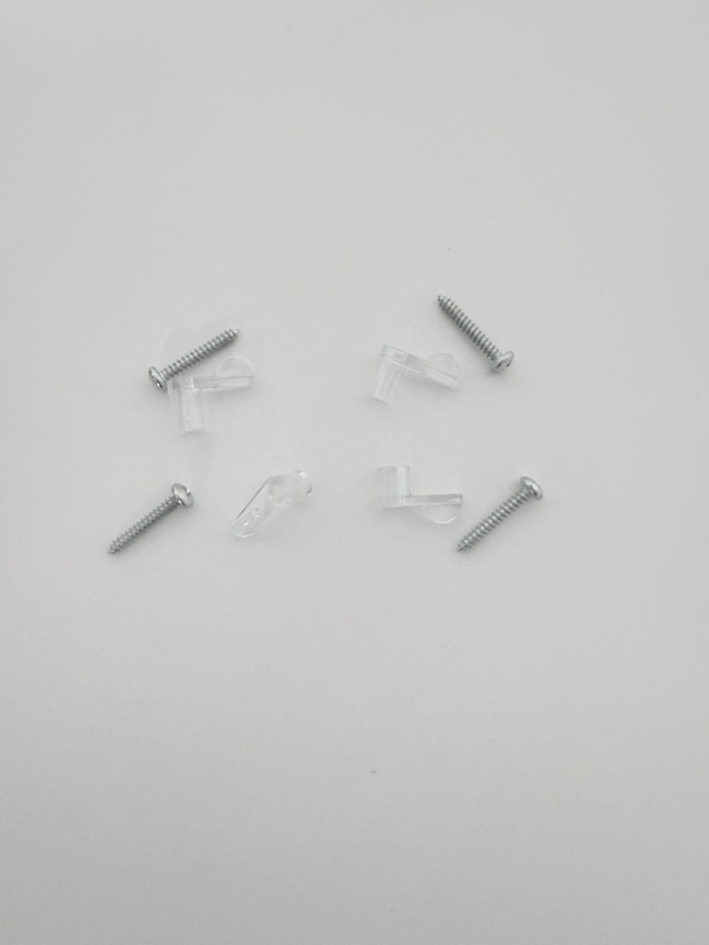 Clear 11mm Swivel Clips - Pack of 4