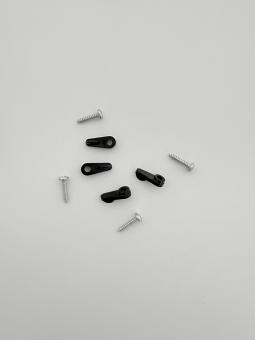 Black Flat Swivel Clips