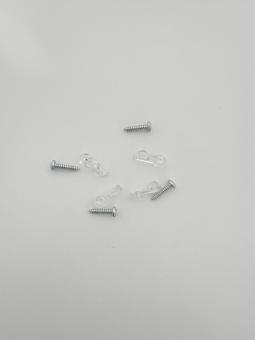 Clear Flat Swivel Clips - Pack of 4